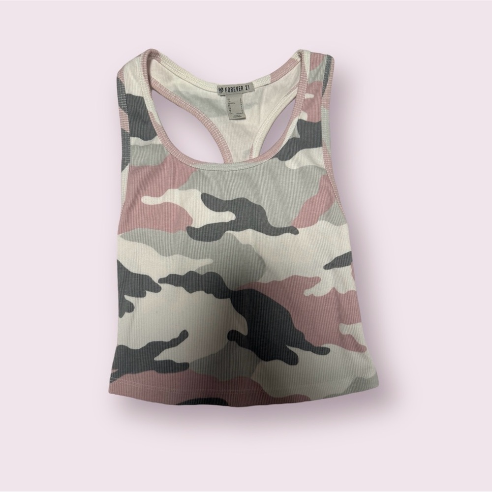 Forever 21 Pastel Camo tank